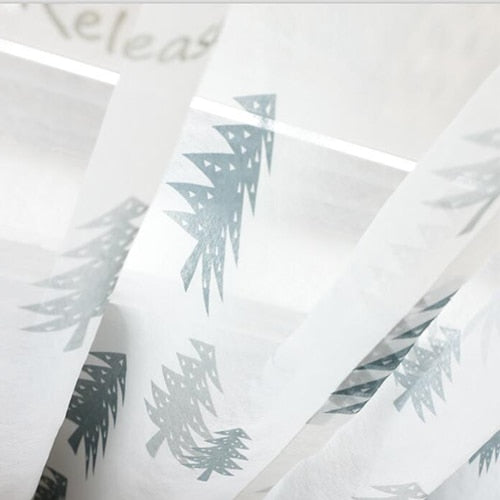 NAPEARL All-match Cartoon Tree Kids Room Curtain Darkening Screening Drapes Classic Semi-shade Elegant Window Pencil Pleat Panel