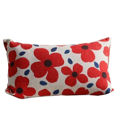 NAPEARL Manufactured Dot Printed Floral Cushion Cover for Living Room Sofa Pillowcase Cotton Chair Pillow High Quality Fabrics