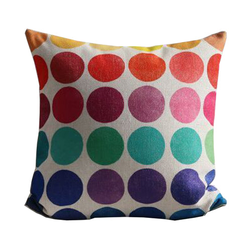 NAPEARL Manufactured Dot Printed Floral Cushion Cover for Living Room Sofa Pillowcase Cotton Chair Pillow High Quality Fabrics