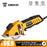 DEKO Mini Circular Saw Power Tools with Laser, 4 Blades, Dust passage, Allen key, Auxiliary handle, BMC BOX Electric Saw