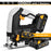 DEKO 20V Cordless Jig Saw LED light Adjustable Speed Electric Saw with 6 Pieces Blades, Metal Ruler, Allen Wrench