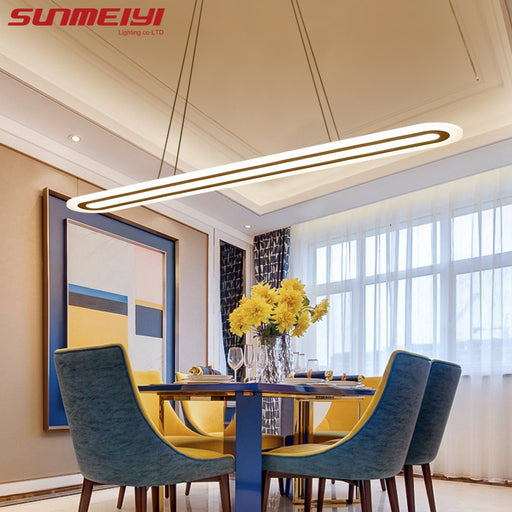 2019 Modern LED Simple Pendant Lights For Living Room Dining room Lustre Pendant Lamp Hanging Ceiling Fixtures