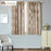 NAPEARL Short semi-blackout curtains for kitchen window brown curtains custom made Home Textiles window shades single panel