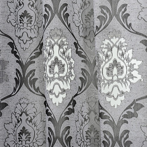 NAPEARL Window Panel Screening Floral Jacquard Semi-shades Curtains Free Shipping Brown for Bedroom Natural Ready Made Fabrics