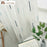 Modern geometric faux linen curtain semi-sheer jacquard curtain drop Striped simple tulle curtain living room custom made ready