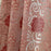 NAPEARL Short jacquard floral design semi-blackout curtains treatments modern curtains for kitchen living room window ready made