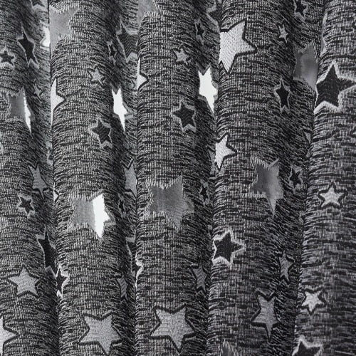 NAPEARL Jacquard Stars Pattern Thick Fabric Living Room Curtain Custom Window Treatment Ready Made Drapery Home Textiles Shades