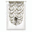 Short roman curtain jacquard valance curtain home decoration geometric design red yellow brown gray blue red ready made curtains