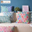 NAPEARL Pastoral Printed Cushion Cover for Living Room Leaves Pattern High Stitching Pillowcase Home Textiles on Sofa Decorative